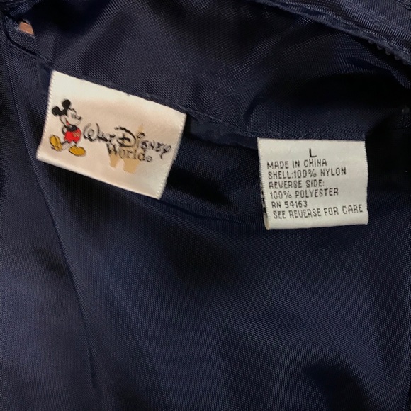 Mickey Mouse Walt Disney World Men’s Vintage 2000’s Plaid Reversible Jacket Sz L - Picture 9 of 11